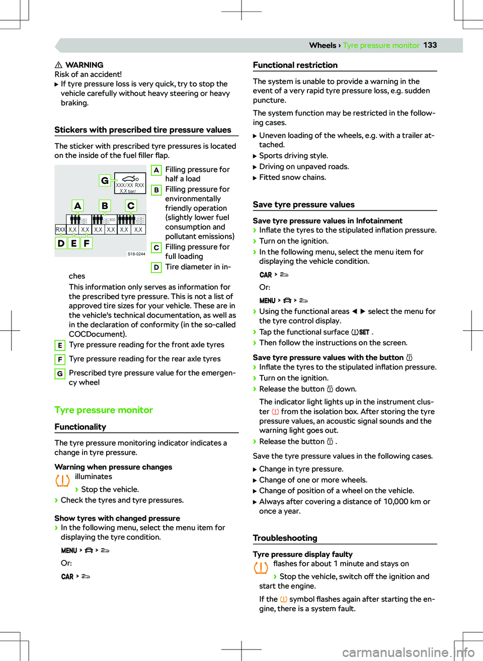 SKODA FABIA 2017  Owner´s Manual �W��R�N�-�N�G
�R�