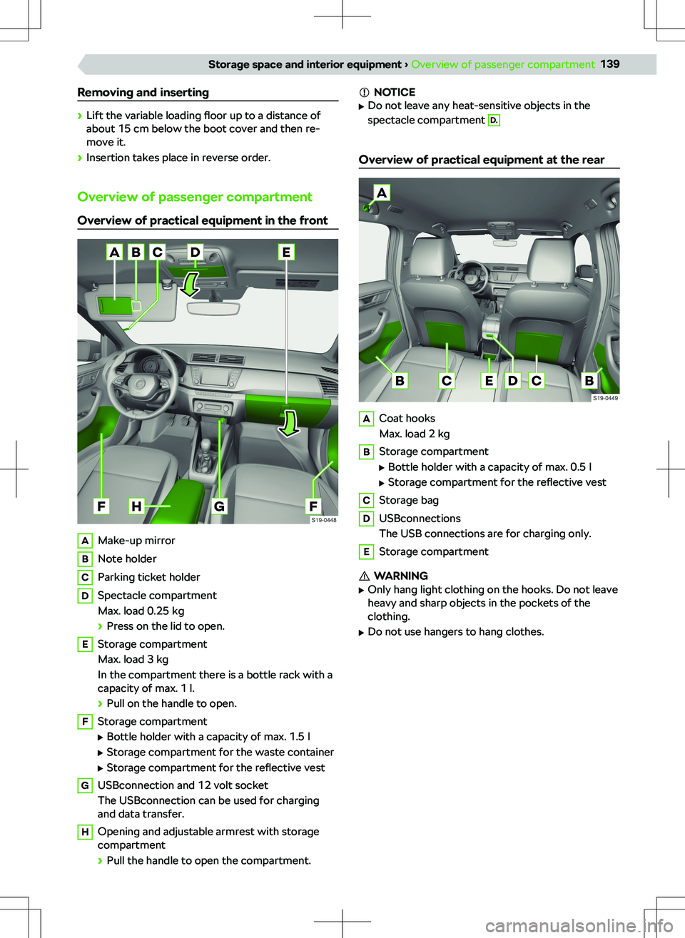 SKODA FABIA 2019  Owner´s Manual �R�