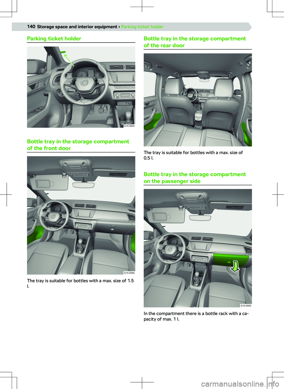 SKODA FABIA 2019  Owner´s Manual �T�