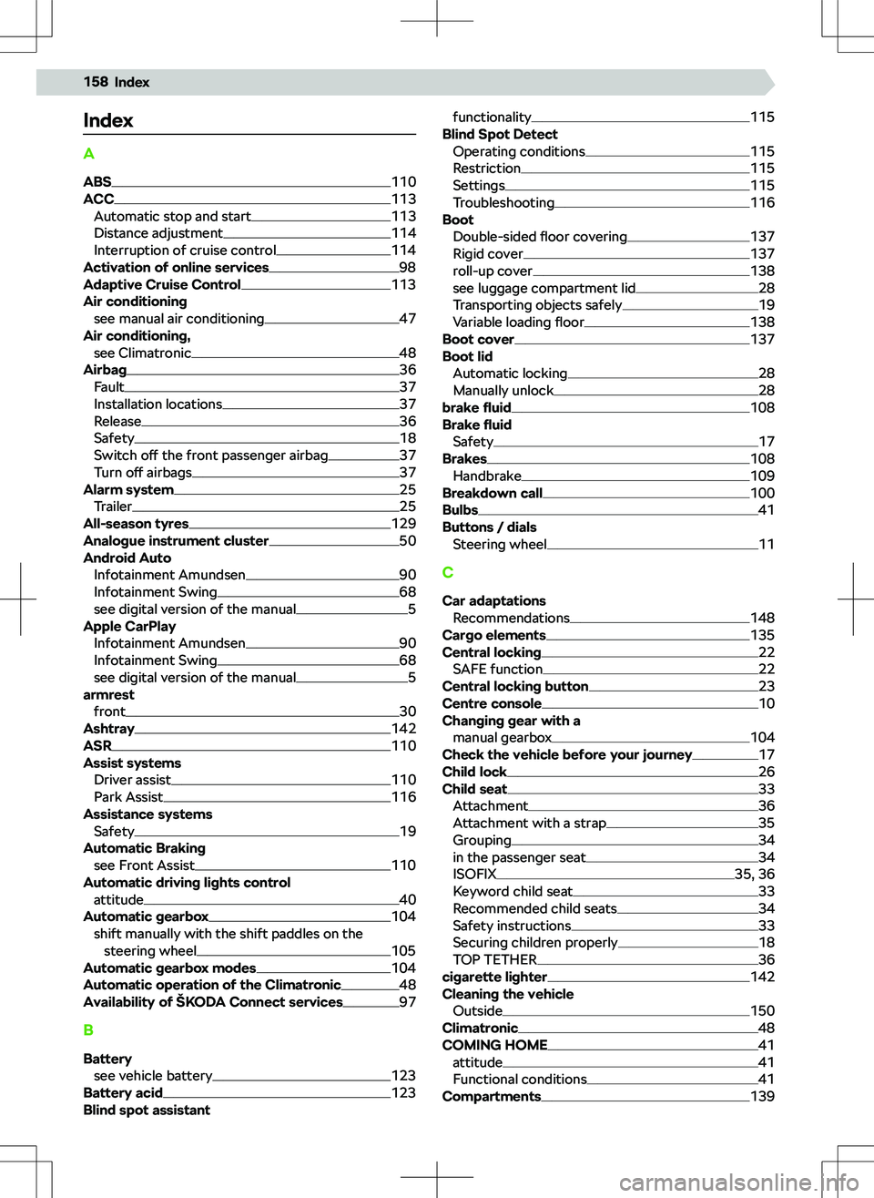 SKODA FABIA 2019  Owner´s Manual �-�n�