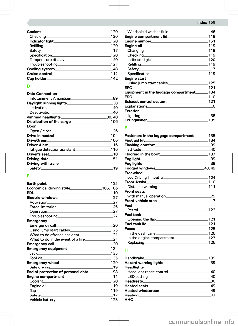 SKODA FABIA 2019  Owner´s Manual �C�
