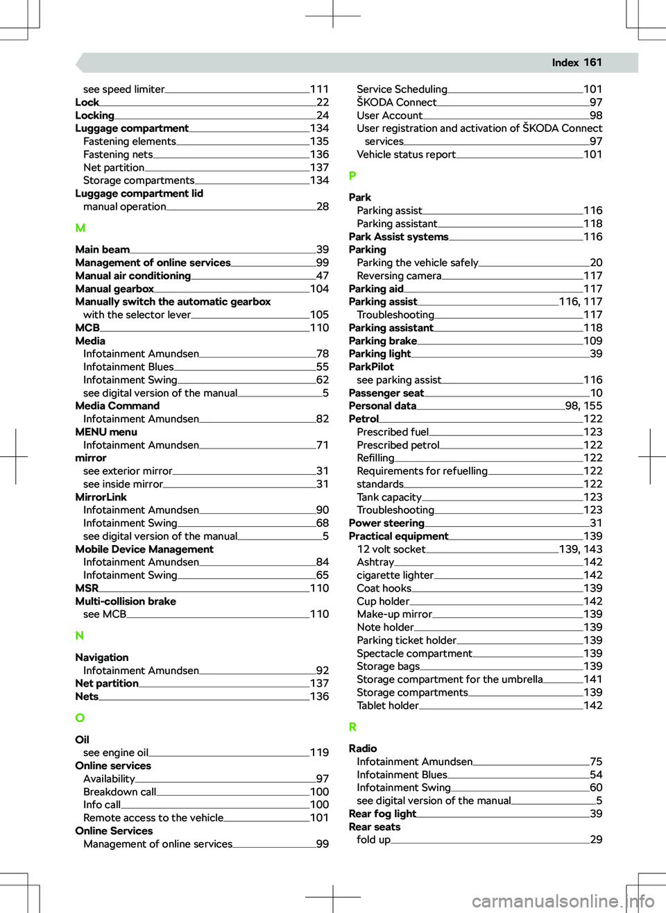 SKODA FABIA 2019  Owner´s Manual �