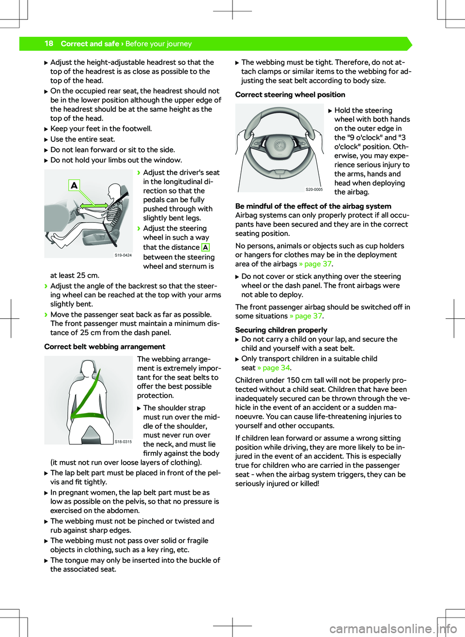 SKODA FABIA 2019  Owner´s Manual 