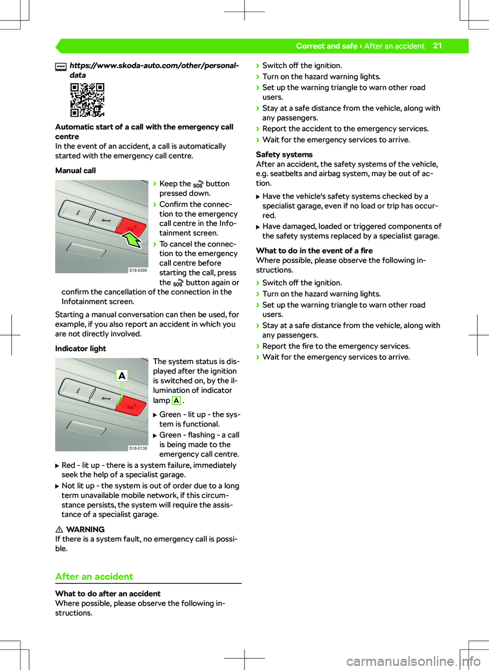 SKODA FABIA 2019  Owner´s Manual �
