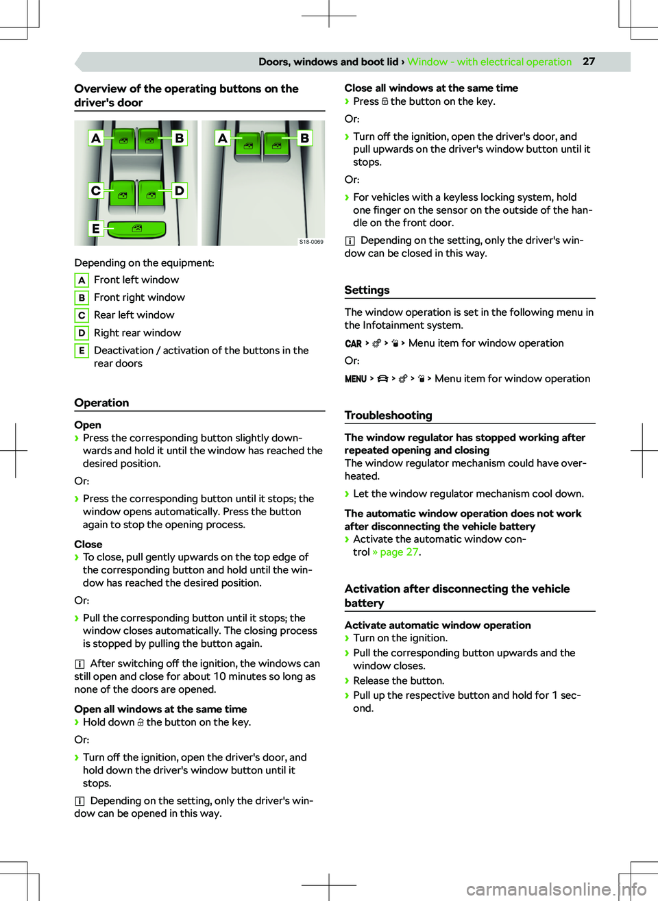 SKODA FABIA 2019  Owner´s Manual �I�v�