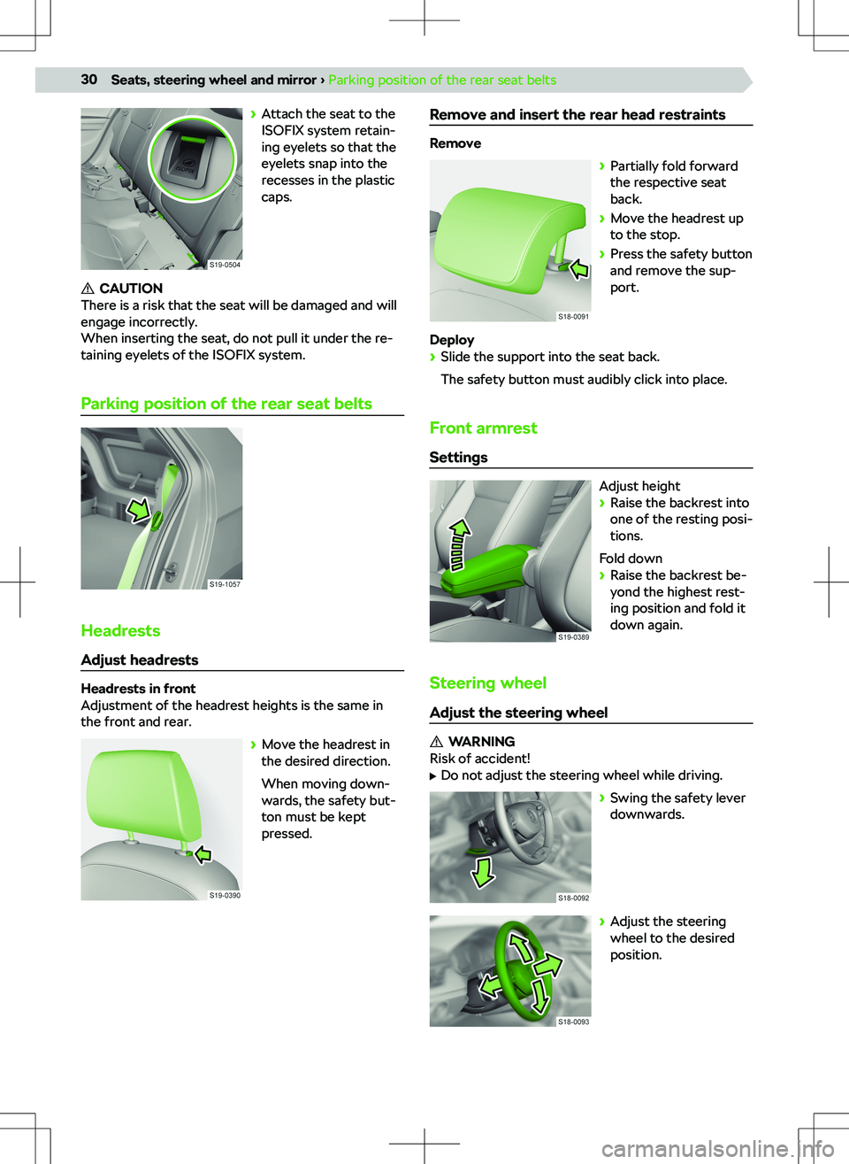 SKODA FABIA 2019  Owner´s Manual N��