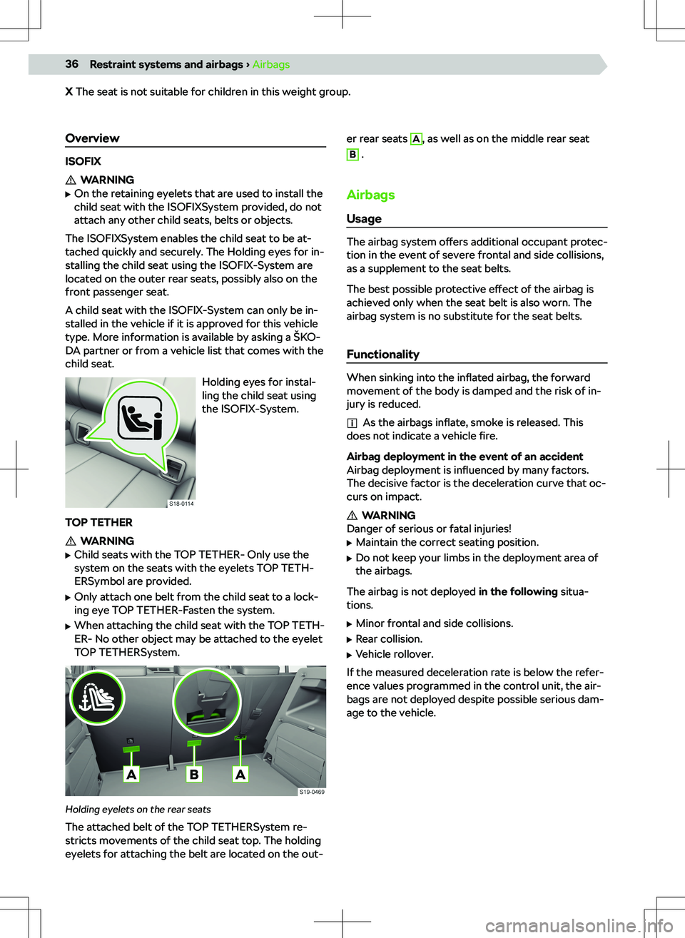 SKODA FABIA 2019  Owner´s Manual �X��b�