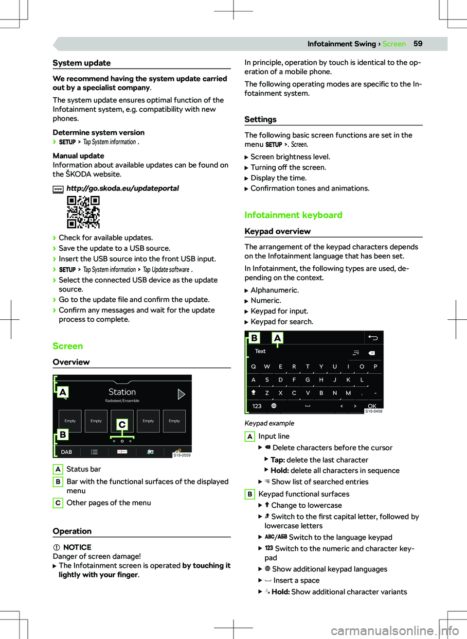 SKODA FABIA 2019  Owner´s Manual �[�y�