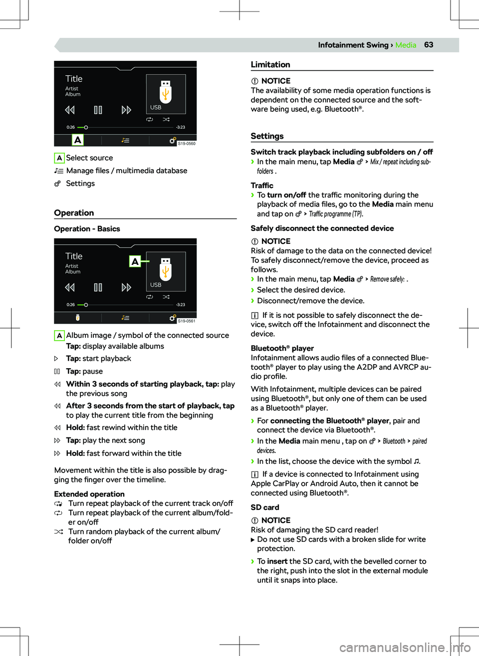 SKODA FABIA 2019  Owner´s Manual ��[�