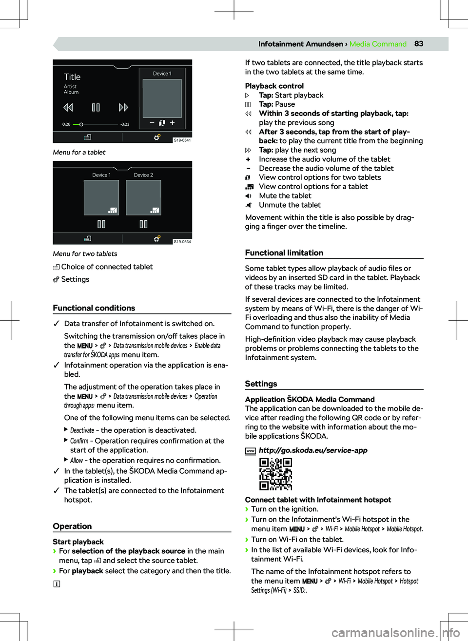 SKODA FABIA 2019  Owner´s Manual �M�