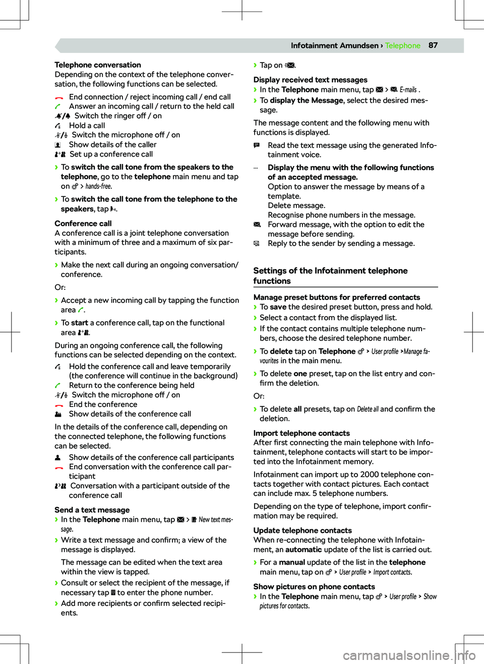 SKODA FABIA 2019  Owner´s Manual �b�