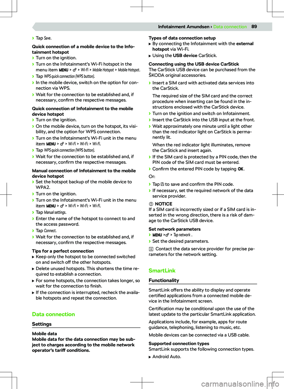 SKODA FABIA 2019  Owner´s Manual N�b�