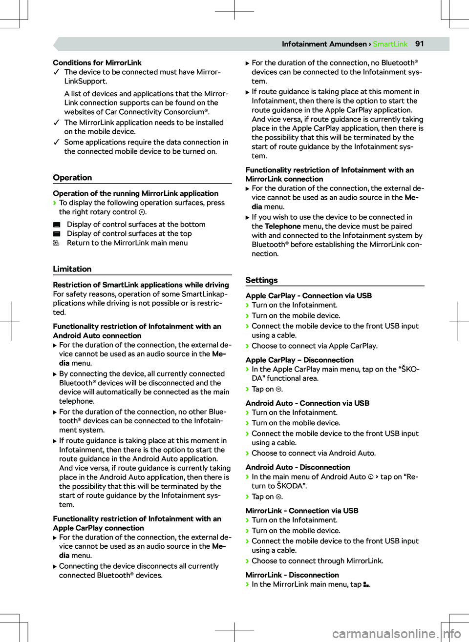 SKODA FABIA 2019  Owner´s Manual �C�