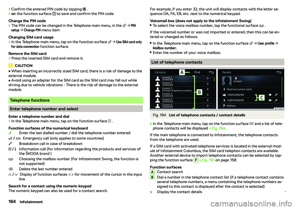 SKODA KAROQ 2020  Owner´s Manual 