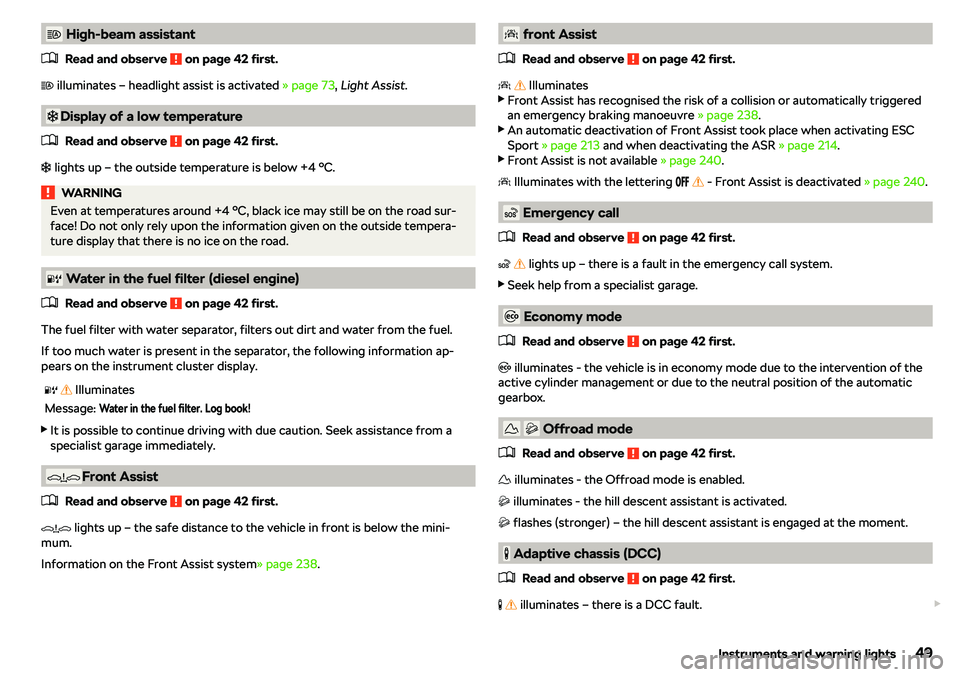 SKODA KAROQ 2020  Owner´s Manual �