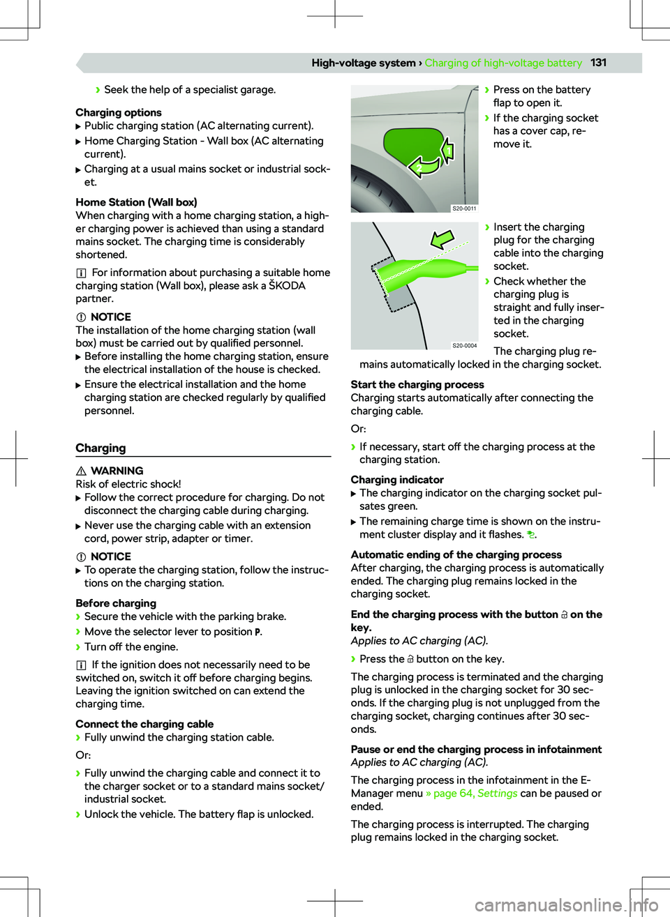 SKODA OCTAVIA 2020  Owner´s Manual 