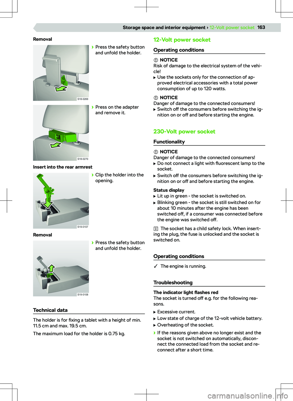 SKODA OCTAVIA 2020  Owner´s Manual Removal