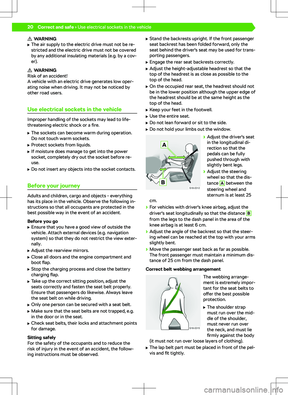 SKODA OCTAVIA 2022  Owner´s Manual WARNING
