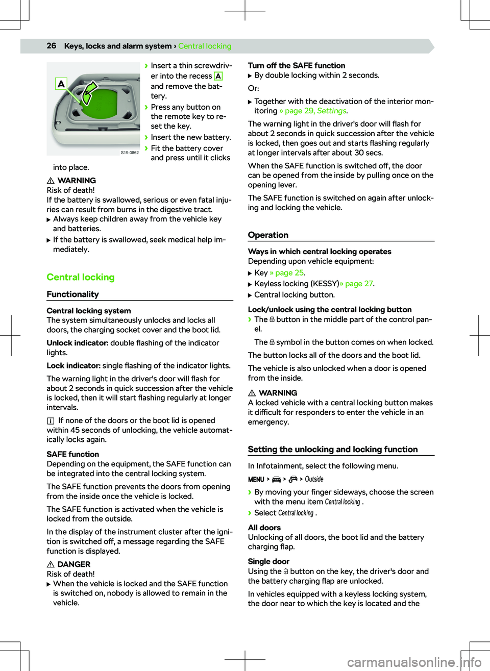 SKODA OCTAVIA 2020 Owner´s Manual SKODA OCTAVIA 2020 Owner´s Manual