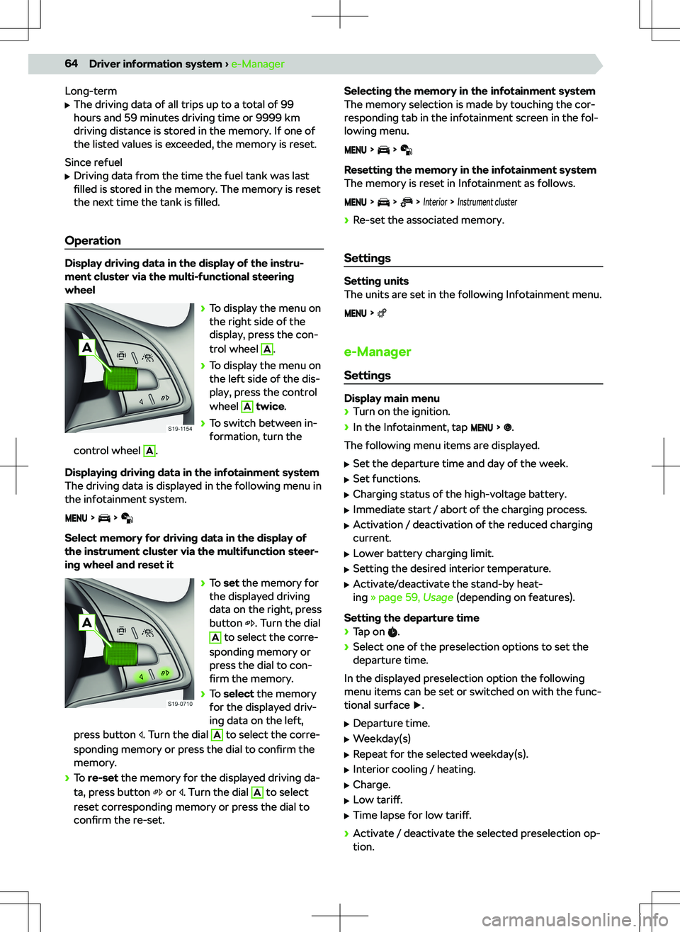 SKODA OCTAVIA 2020  Owner´s Manual Long-term
