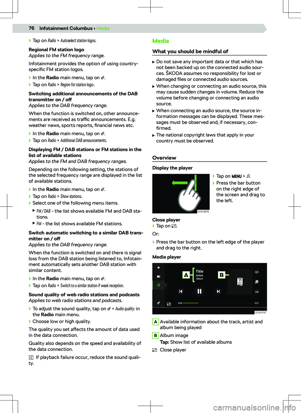 SKODA OCTAVIA 2020 Owner´s Manual SKODA OCTAVIA 2020 Owner´s Manual