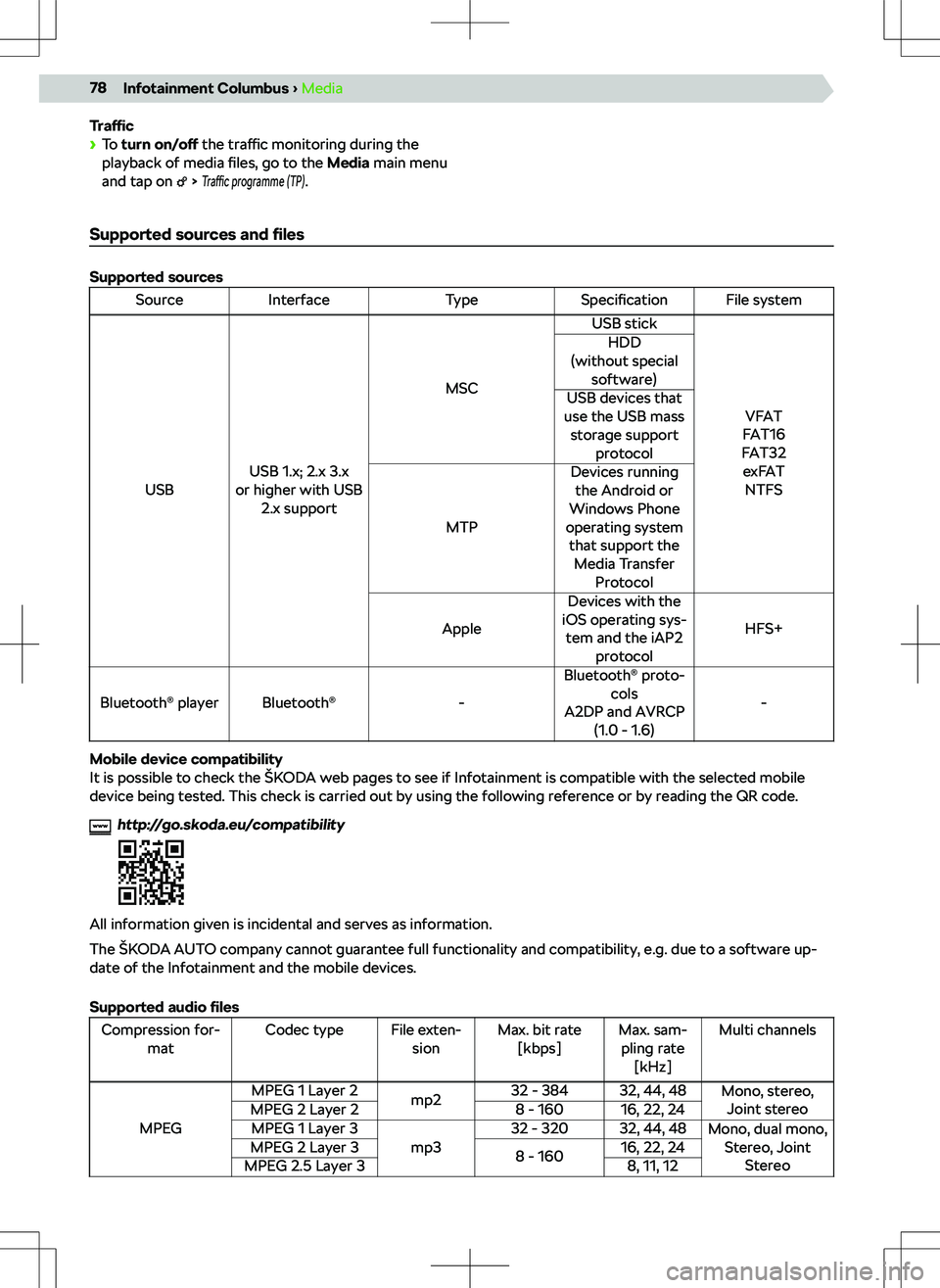 SKODA OCTAVIA 2020 Owner´s Manual Tra SKODA OCTAVIA 2020 Owner´s Manual Tra