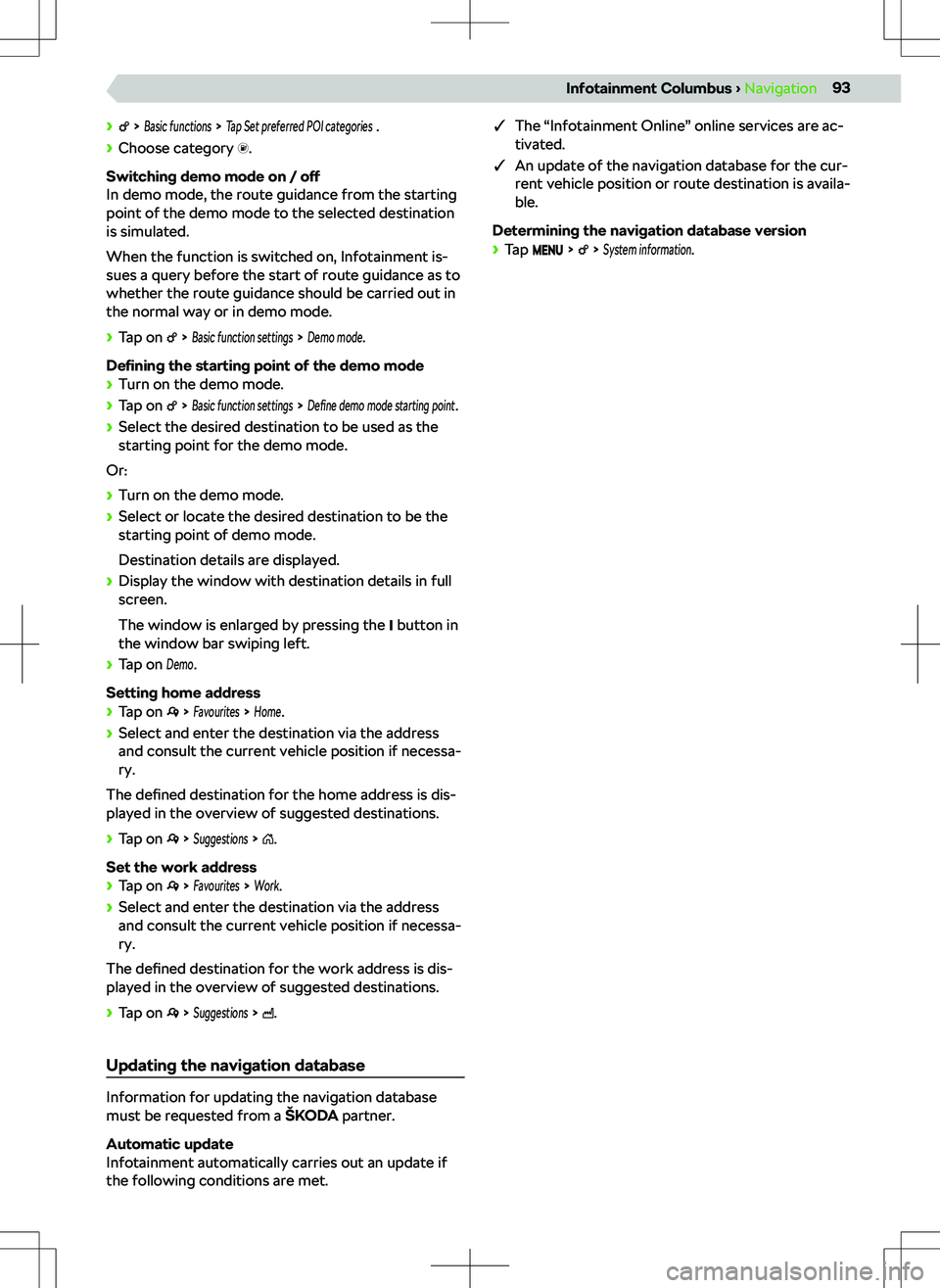 SKODA OCTAVIA 2020 Owner´s Manual SKODA OCTAVIA 2020 Owner´s Manual