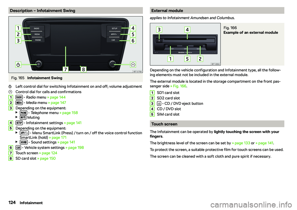 SKODA OCTAVIA 2018  Owner´s Manual Description 
