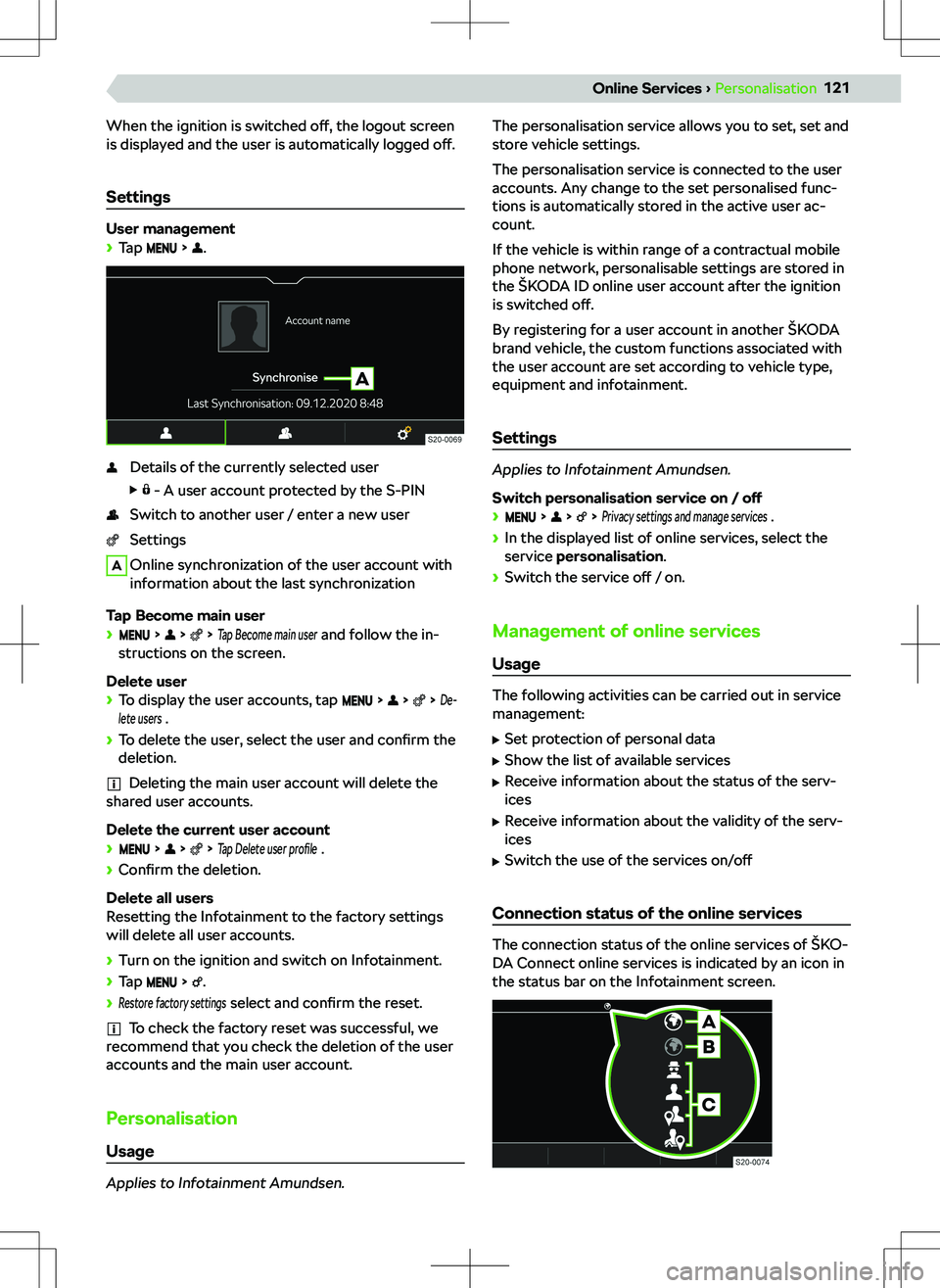 SKODA SCALA 2021  Owner´s Manual �W�