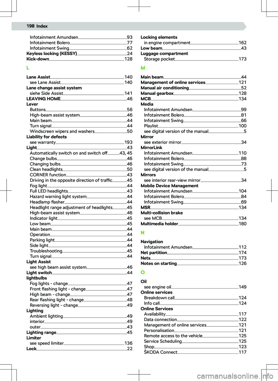 SKODA SCALA 2021  Owner´s Manual �-�n�f�