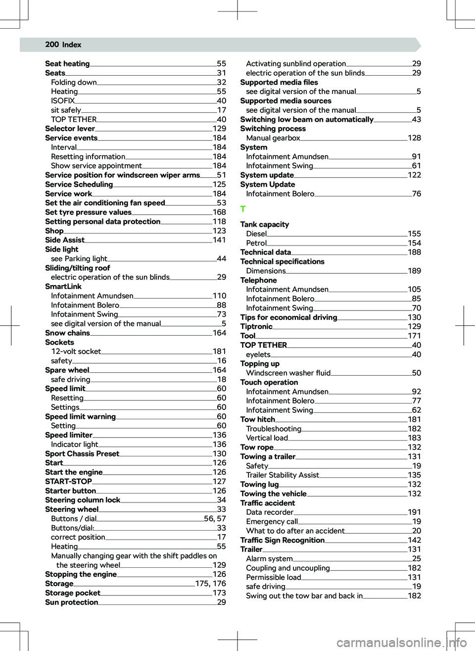 SKODA SCALA 2021  Owner´s Manual �[�