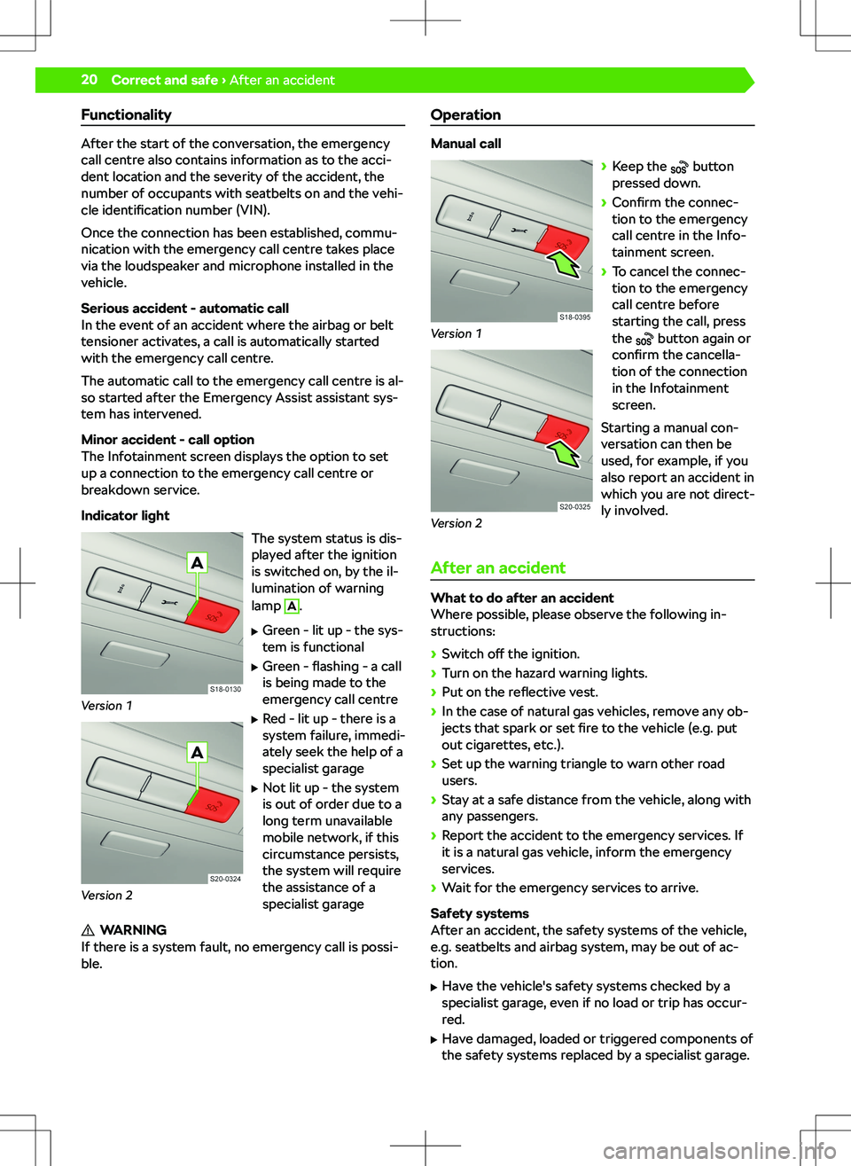 SKODA SCALA 2021  Owner´s Manual �F�