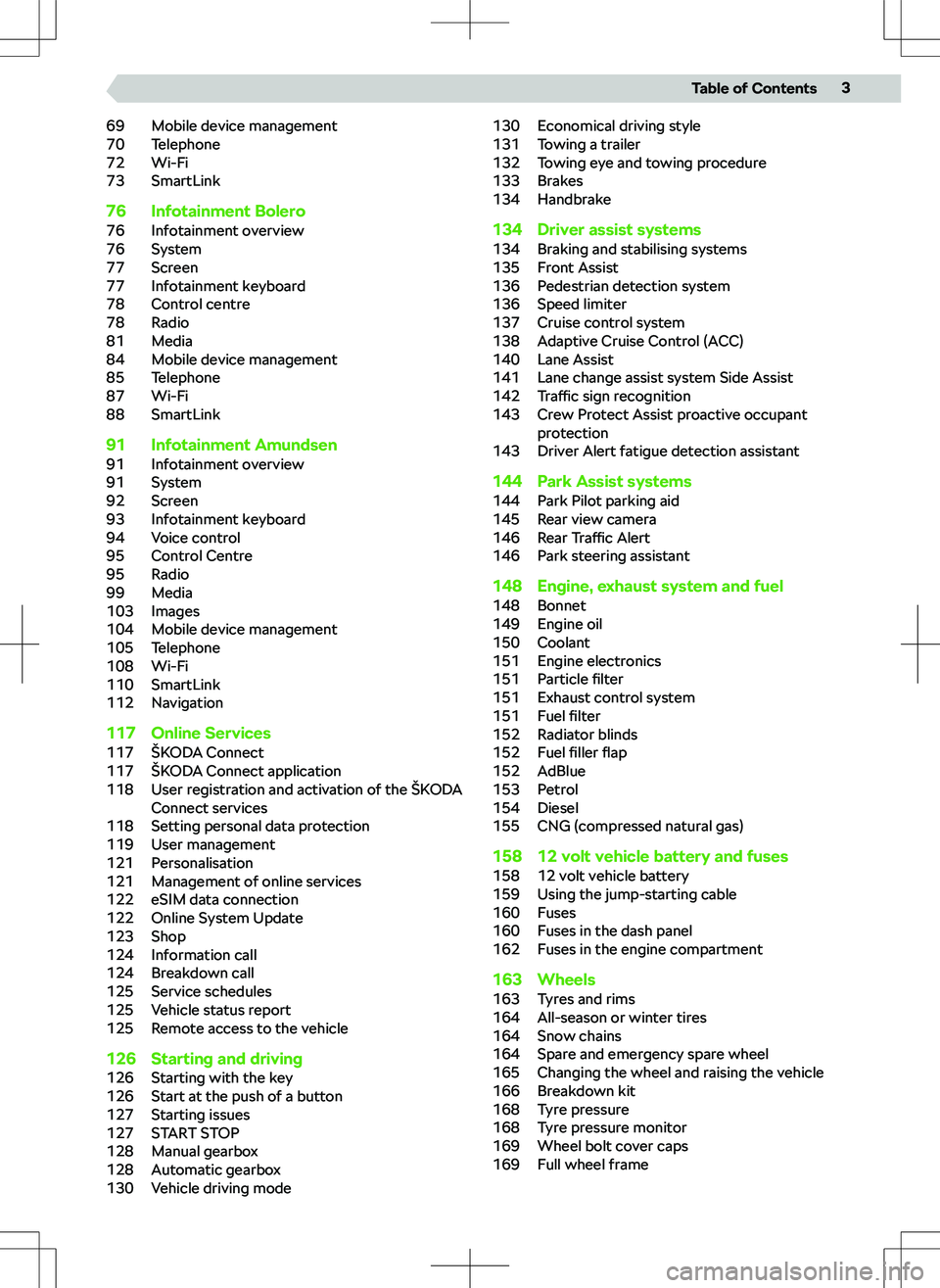 SKODA SCALA 2021  Owner´s Manual w