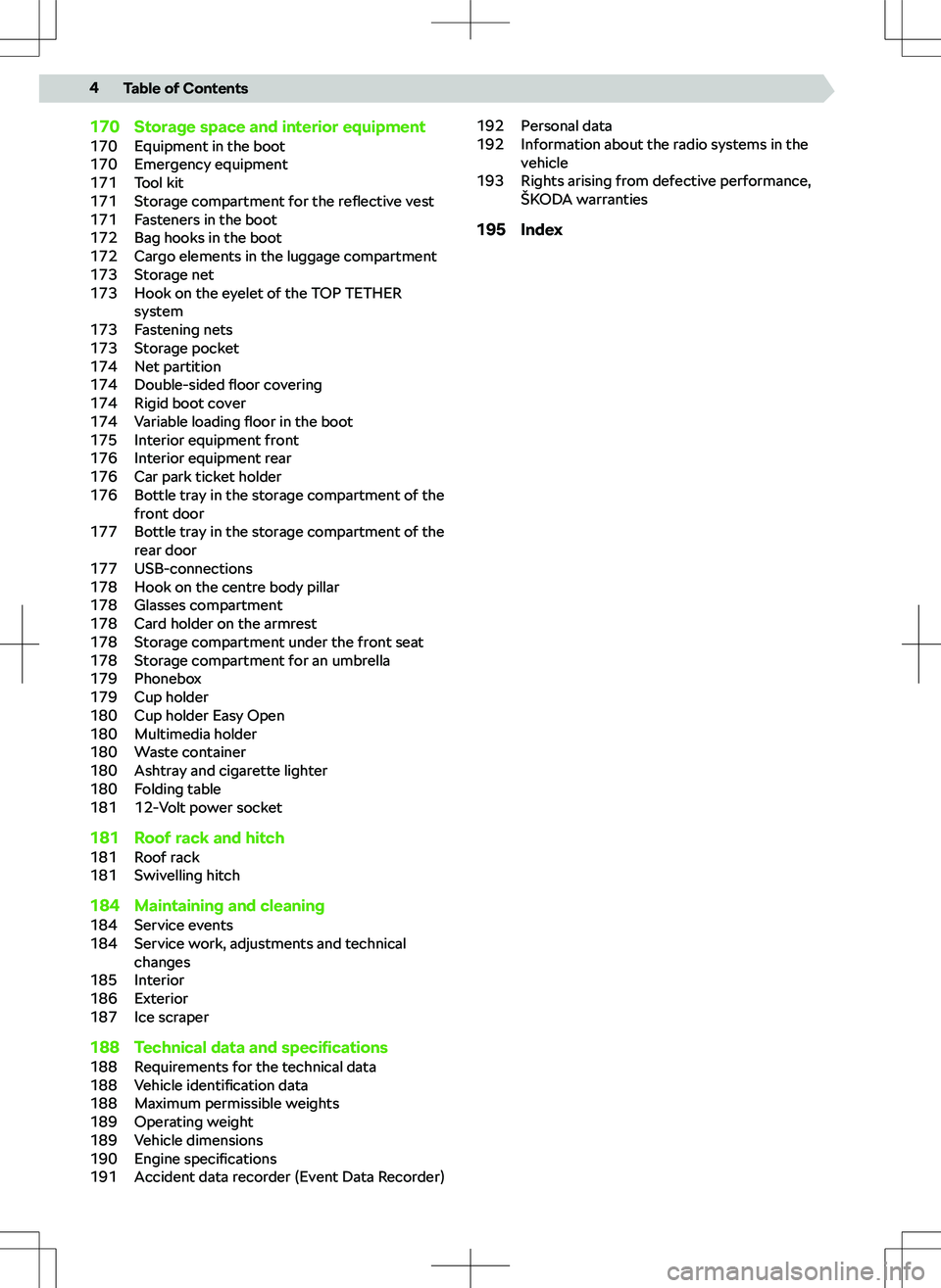 SKODA SCALA 2021  Owner´s Manual 