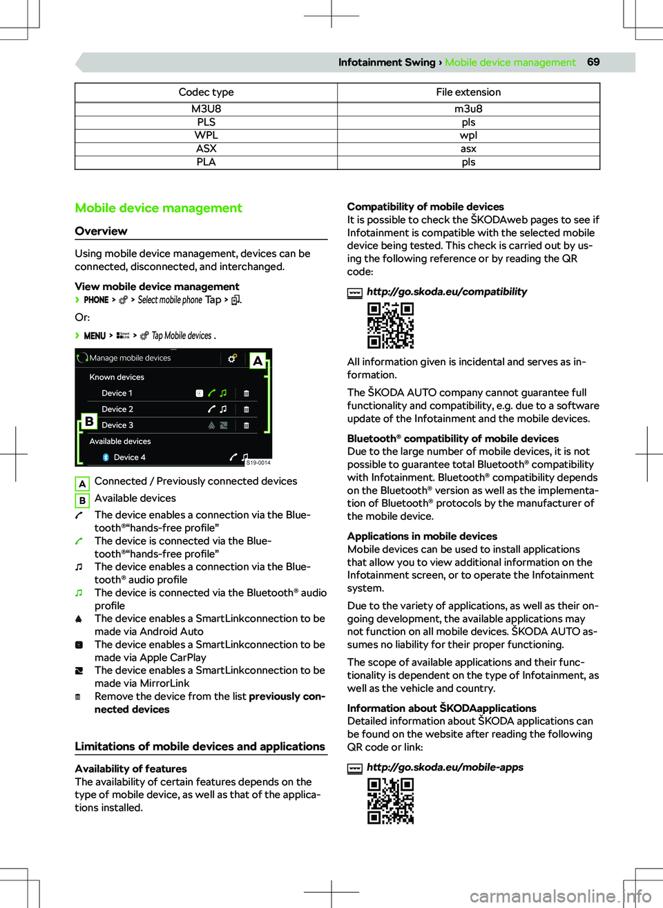 SKODA SCALA 2021  Owner´s Manual �C�