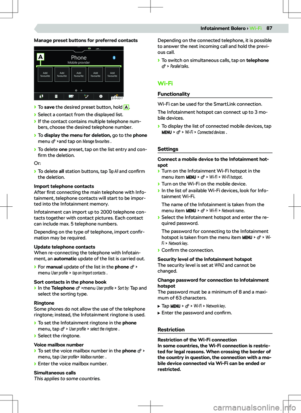SKODA SCALA 2021  Owner´s Manual �M�