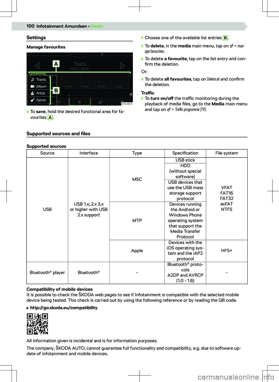SKODA SCALA 2020 Owner´s Manual Settings
Manage favourites
SKODA SCALA 2020 Owner´s Manual Settings
Manage favourites