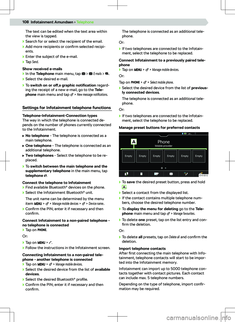 SKODA SCALA 2020 Owner´s Manual The text can be edited when the text area withinthe view is tapped.
SKODA SCALA 2020 Owner´s Manual The text can be edited when the text area withinthe view is tapped.