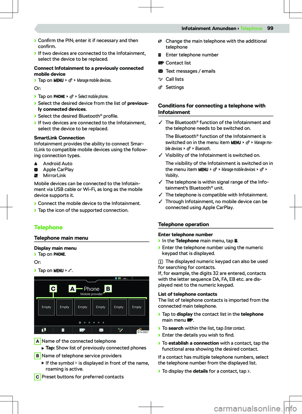 SKODA SCALA 2019 Owner´s Manual SKODA SCALA 2019 Owner´s Manual
