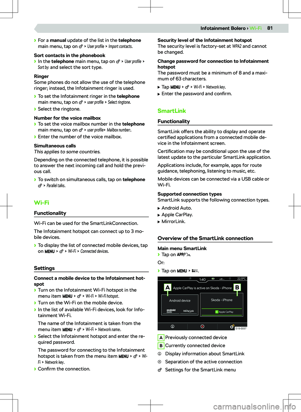 SKODA SCALA 2019 Owner´s Manual SKODA SCALA 2019 Owner´s Manual
