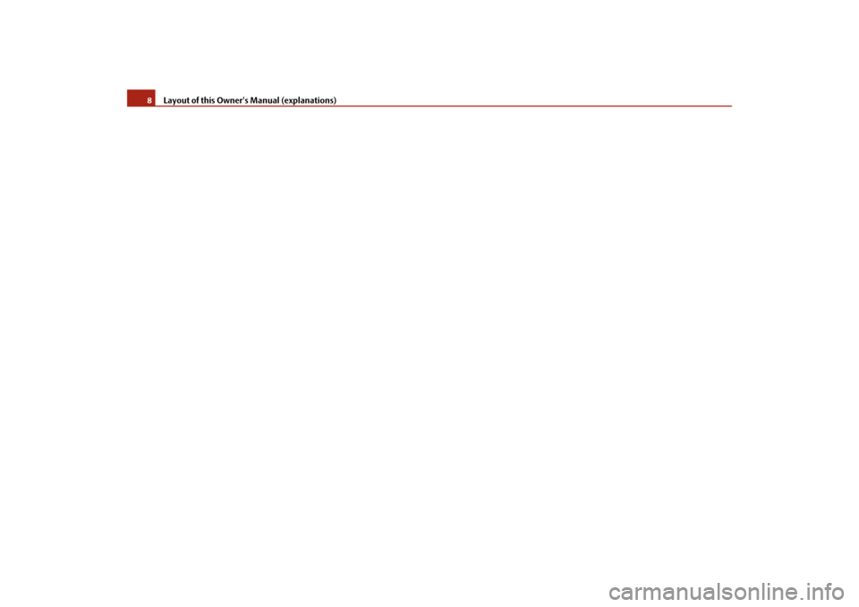 SKODA ROOMSTER 2009 1.G Owners Manual Layout of this Owners Manual (explanations) 8
s29g.4.book  Page 8  Wednesday, June 17, 2009  9:54 AM 