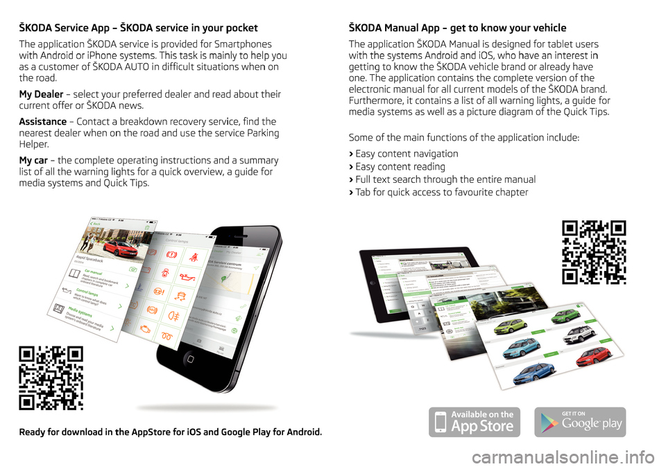 SKODA RAPID 2015 1.G Owners Manual 