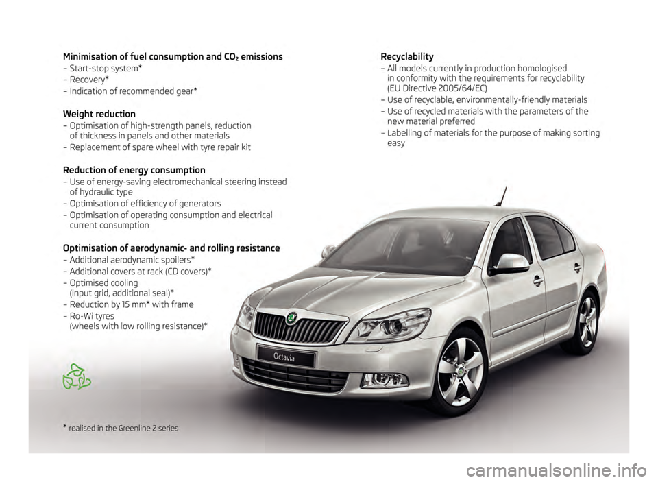 SKODA OCTAVIA 2011 2.G / (1Z) Owners Manual SKODA OCTAVIA 2011 2.G / (1Z) Owners Manual