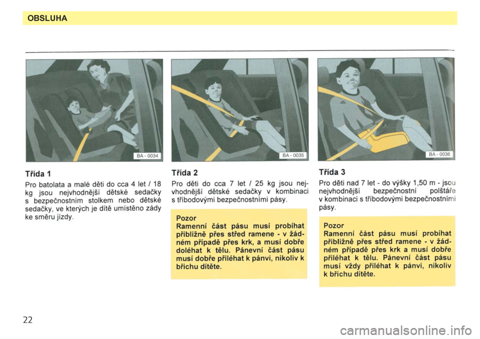 SKODA FORMAN 1994 785 Users Manual 
22OBSLUHA 