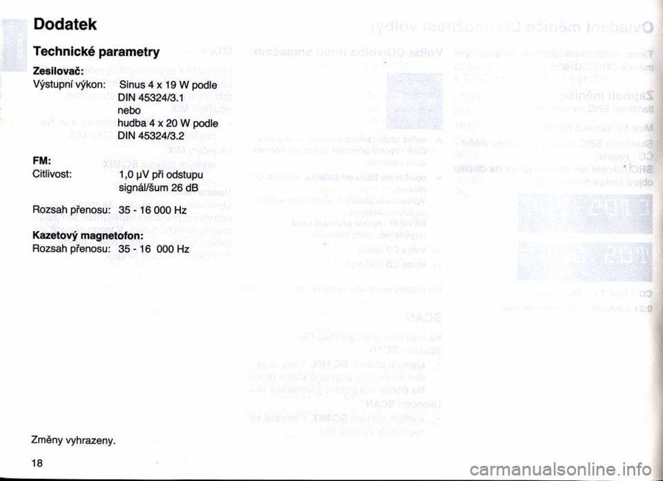 SKODA FELICIA 2000 1.G / (6U1) Casablanca Car Radio Manual 