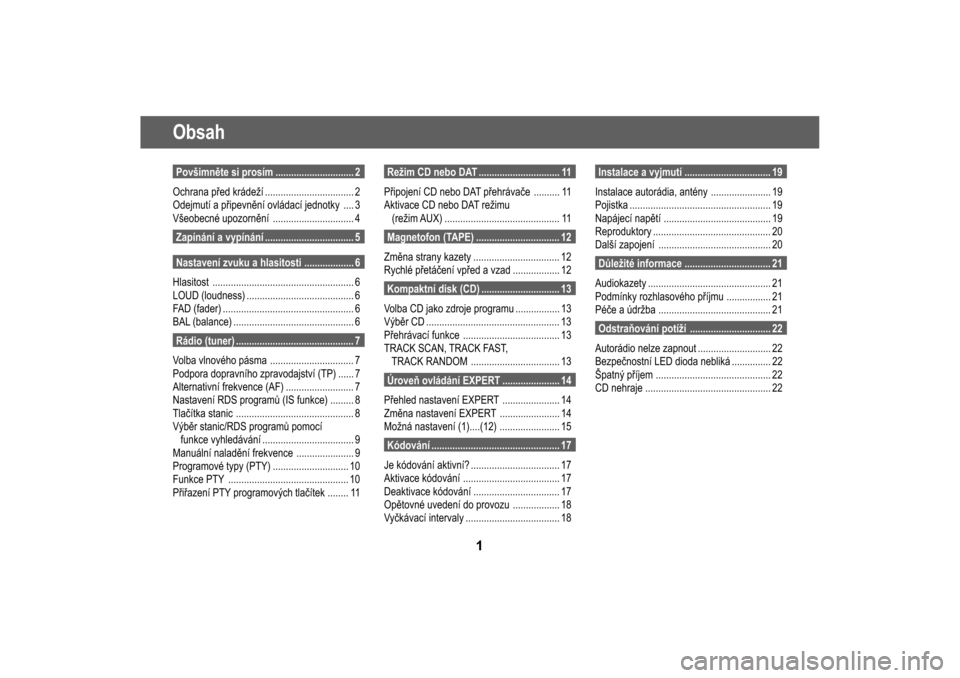 SKODA FELICIA 2000 1.G / (6U1) MS201 Car Radio Manual 
	


  
	


  

	


  


 ! 