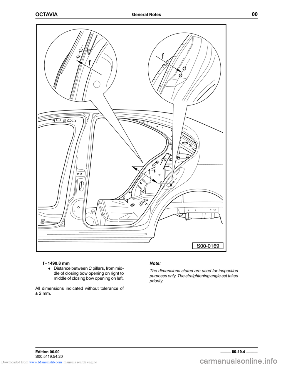 SKODA OCTAVIA 1997 1.G / (1U) Body Repairs Owners Guide Downloaded from www.Manualslib.com manuals search engine ����������������������
������������� 
�����������������������������
�

 
� �������������
� � ��������� � ��������������������������������