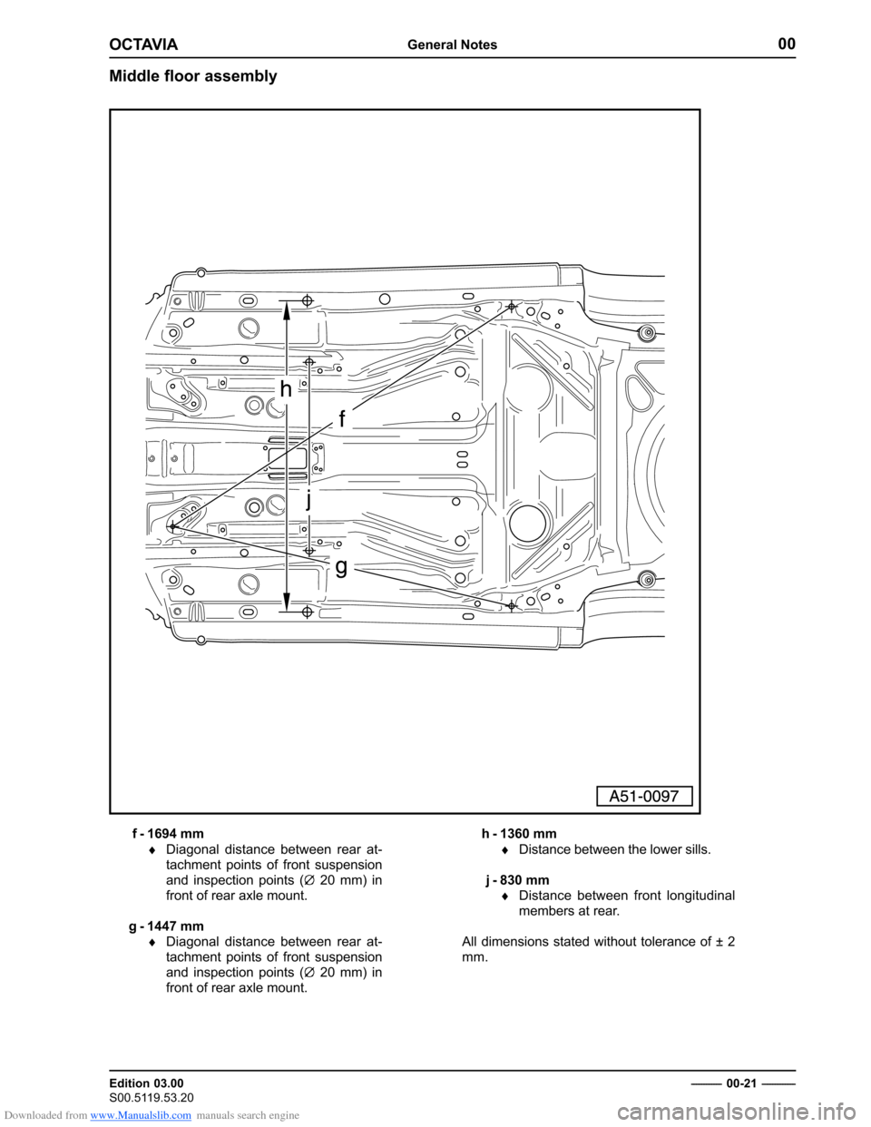 SKODA OCTAVIA 1997 1.G / (1U) Body Repairs Owners Guide Downloaded from www.Manualslib.com manuals search engine ����������������������
������������� 
���������������������������� �����
� �������������
���������������������
� � �������
� ��������� ��������