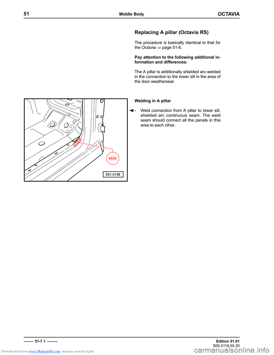 SKODA OCTAVIA 1997 1.G / (1U) Body Repairs Manual Online Downloaded from www.Manualslib.com manuals search engine �������
�������������
�������������
��������������
�������������������������������
���� ���������� ��� ���������� ���������� ��� ����� ��� 
���