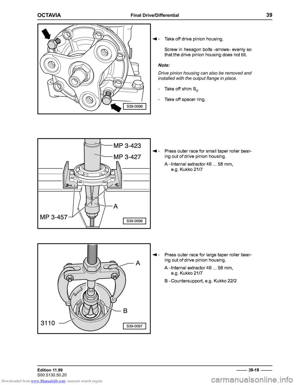 SKODA OCTAVIA 2000 1.G / (1U) 02C Gearbox Workshop Manual Downloaded from www.Manualslib.com manuals search engine ���������������������������������
������������� 
���������������������������� ��

 �� �������������
�
�

	


 






